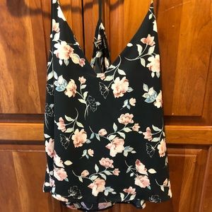 NWT Forever 21 Floral Spaghetti Strap Top